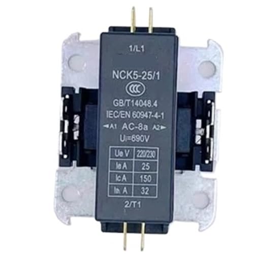 Relais 1P 2P NCK5-25/1 contacteur de puissance CA 230V monophasé