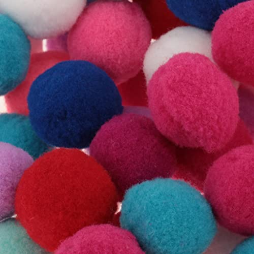 Colaxi Pompons Arco-Íris Tamanho 10 Mm/15 Mm/20 Mm/30 Mm Projeto De Artesanato Para Festa De Anivers