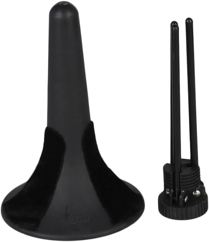 DOITOOL Foldable Trumpet Holder Stand Black with Detachable Metal Tripod