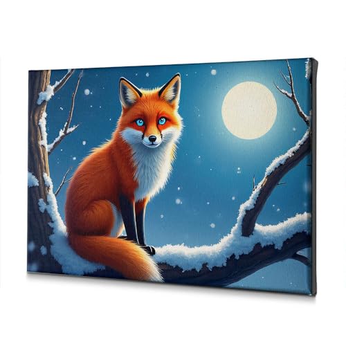 Tableau renard pour habiller un mur vide salle à manger 40x60
