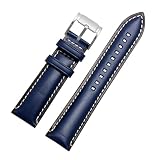 Compatibile con fossili BQ2363/2453 ME3099 3052 3054 FS5380/5453 FS4735 FS4812 CINNO CAZZO CANNE MENA VENTAGLIE CANDA VENTALE VENITA 20 22MM(Blue silver,22mm)