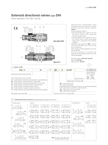 Électrovannes hydrauliques SDHI-0713-23 24V à commutation rapide - 3