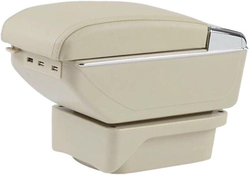 センターコンソール二層収納ボックス アームレスト バーソ用 EZ 回転可能な中央 ストアコンテンツ カップホルダー灰皿付き収納ボック