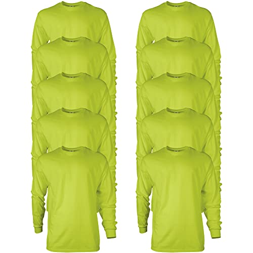 Image of Gildan Adult Ultra Cotton Long Sleeve T-Shirt, Style G2400, Multipack
