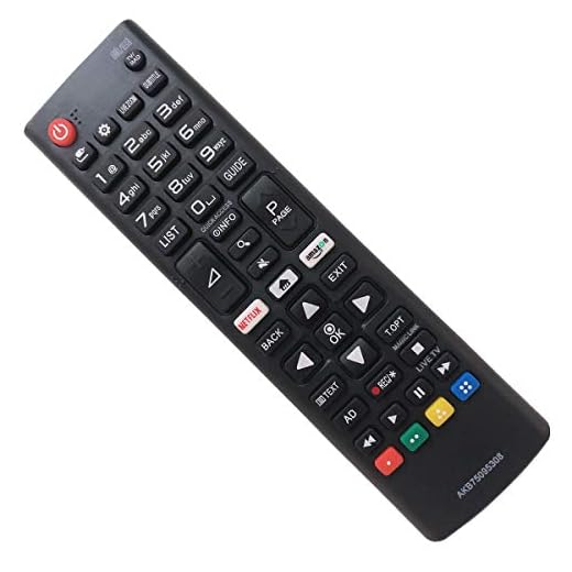 EAESE LG AKB75095308 Reemplazo Mando a Distancia para LG LCD LED Smart TV 32LJ610V 43UJ634V 49UJ634V 55UJ634V 65UJ634V 43UJ6309 49UJ6309 60UJ6309 65UJ6309 43LJ614V 55UJ6307 60UJ6307 55UJ630V 49UJ630V
