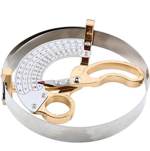 Calibrador estilo tijera para sombreros de acero inoxidable S miniatura 3
