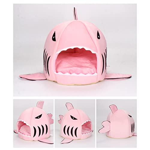 Cama caverna para gatos, cama para animais de estimação em forma de espuma de alta resiliência, casa