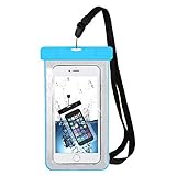 MMOBIEL wasserdichte Handyhülle - Wasserfeste Handytasche kompatibel mit iPhone/Samsung/Xiaomi und mehr Modelle bis zu 6.7 Inch - Waterproof Phone case - Unterwasser Handyhülle - Blau