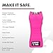 SABRE Compact 1.6 µC Stun Gun Flashlight — Emits 1.6 Powerful Pain Inducing Microcoulombs, 120 Lumen LED Flashlight with Belt Holster for Quick Access —Rechargeable and Strength Independently Tested