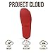 Project Cloud Jelly Shoes Women - Lightweight & Water-Resistant Women's Flats Sandals - Non Slip Womens Shoes - Perfect Summer Jelly Flats for Women 2026 (Jellz, RED, 8)