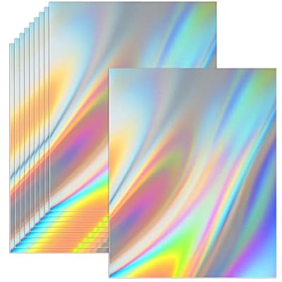 200 Sheets Metallic Holographic Card Stock 8.5 x 11 Jamaica | Ubuy