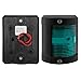 ISURE MARINE Boat Green Starboard and Red Port Side Black Stern LED Navigation Light 90° IP66 Anchor Signal Mast Light