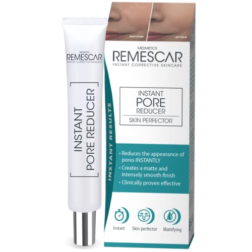 Remescar Reductor Instantáneo de Poros - Reduce Instantáneamente la Apariencia de los Poros - Acabado Mate y Suave - Suero Minimizador y Reductor de Poros Clínicamente Probado - Imprimación Facial