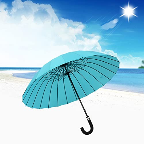 Parapluie d'extérieur TUSUOD grand manche, protection étanche 24 os