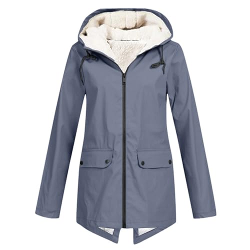 Parka femme hiver imperméable manteau chaud veste longue zippé