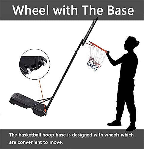 Portable basketball stand Draagbare basketbalstandaard, mobiele jeugdbasketbalstandaard, thuis indoor kinderen… - Image 6