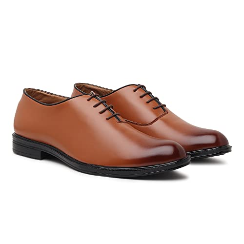 Image of Zixer Synthetic Leather Mens Formal Shoes || Office Formal Shoes Men Stylish|| Formal Shoes for Men Patent Leather Lace Up Party Formal Shoe