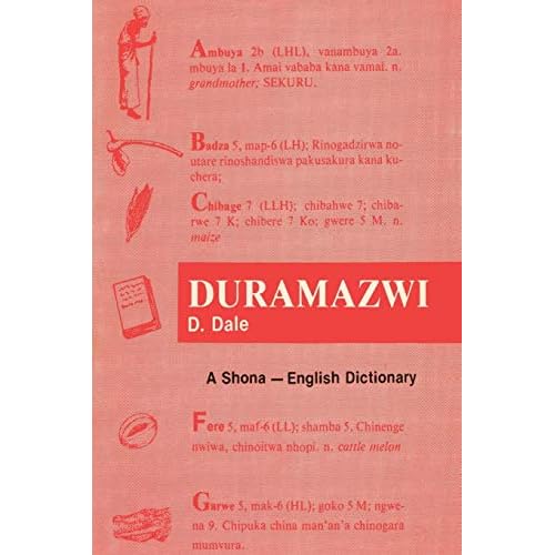Duramazwi: A Shona-English Dictionary