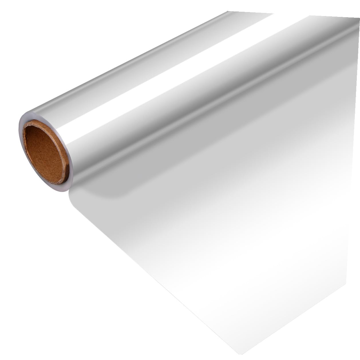 DECORNIJIA Klare Zellophanrolle 50cm X 50m Dicke Transparente Geschenkfolie für Blumenverpackung Blumenkörbe und Saisonale Feierlichkeiten