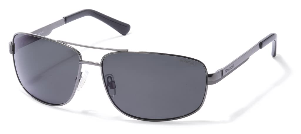 Polaroid P4314 Y2 A4X 63 Gafas de Sol, Gris (Gun/Grey Polarized), Hombre