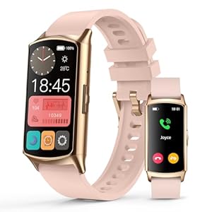 Smart Watch Fitness Tracker (Answer/Make Calls), 1.58″ AMOLED Display, 24/7 Heart Rate Blood Oxygen Blood Pressure Sleep Monitor, 114+ Sports Modes Waterproof Smartwatch for Android iPhone Women Men