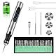 Euakee Elektrische Gravierstift, Kabellos USB Wiederaufladbar Gravur Werkzeug Kit, Elektrischer Mini Graveur Gravurwerkzeug, Tragbar Graveur Multifunktionaler Gravurstift für Schmuck Glas Holz Stein