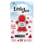 Little Joe 96410 I Love You New Car Scent Car Air Freshener Vent Clip, Fights Odors for up to 45 Days, Long-Lasting Freshness, Cute Car Odor Eliminator, Pack of 1