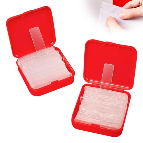 Matame Doppelseitiges Klebeband,2026 Doppelseitiges Klebeband Extra Stark AblöSbar zum AufhäNgen von Bildern, Postern, Teppichen, Fotos (2PCS)