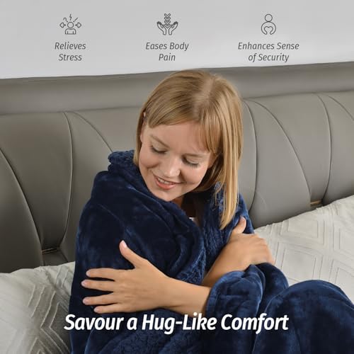 Wemore Cobertor pesado de lã sherpa para adultos, cobertor pesado macio e aconchegante de 6,8 kg, co