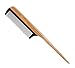 Breezelike Hair Combs - Fine Tooth Sandalwood Horn Comb - No Static Wooden Tail Comb for Women
