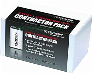 BatteryGuy U9VL-J Lithium 9V Battery - Qty of 10