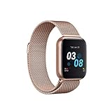 iTouch Air 3 Smartwatch Fitness Tracker, Heart Rate, Step Counter, Sleep Monitor, Message, IP68 Swimming Waterproof for Women and Men, Touch Screen, Compatible with iPhone and Android (40mm)