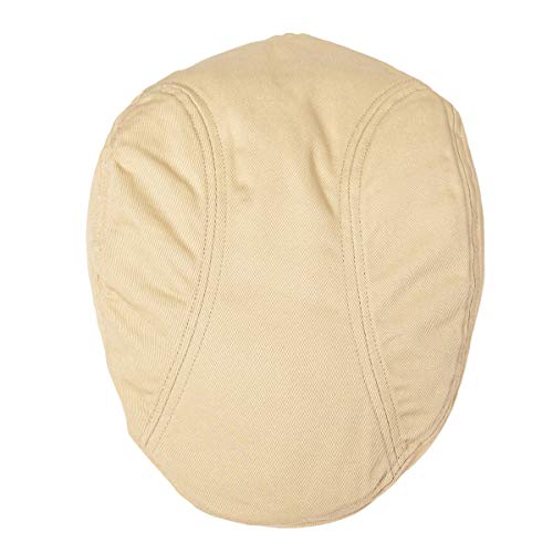 Image of BOTVELA Men Cotton Twill Newsboy Flat Ivy Driving Hat Fitted Cap