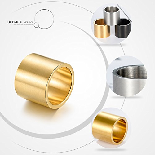 ALEXTINA Uomo 19MM Largo Acciaio Inossidabile