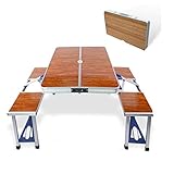 ★ MATÉRIEL: Bois de haute qualité, robuste et durable, taille: Taille étendue: L85,5 * W67 * H66,5 cm ， Taille pliée: 85,5 * 33,5 cm.