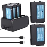 Batterie pour Zebra TC70 : batterie de rechange et chargeur avec puce intelligente intégrée pour éviter la surcharge, la décharge excessive et la surchauffe, protection contre les courts-circuits