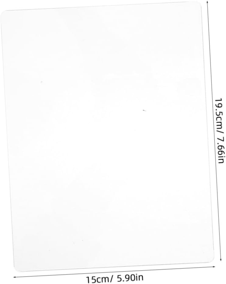 HOMSFOU Cutting Pad for Crafting and Embossing Durable Embossing Plate for DIY Die Cutting Machines Transparent Design for Precise Alignment Crafts