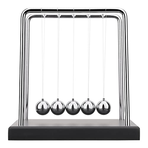 image for QLKUNLA Newtons Cradle Balance Balls Science Physics Gadget Desktop De