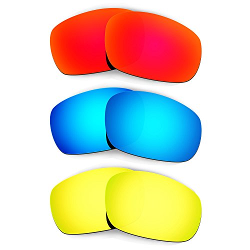 Verres de remplacement Oakley Racing Jacket Asian Fit solaires - 3 paires