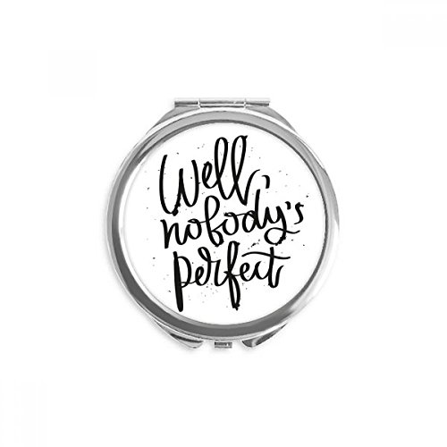 Miroir rond de poche maquillage portable pour vos retouches en voyage