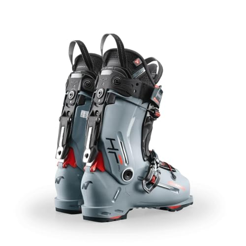 Nordica HF Pro 110 Men\'s Medium Fit Easy Entry Alpine Ski Boots (Grey/Black/Red, 29.5) - Thumbnail 6