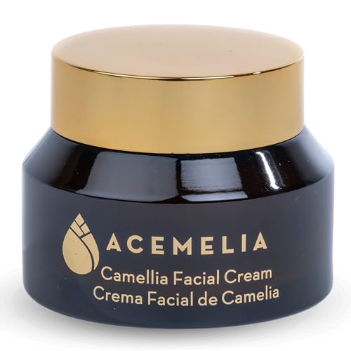 Facial Moisturiser Anti-Wrinkle and Anti-Spot with Camellia Oil - Deep Hydration and Anti-Ageing Effect - Certified Natural and Vegan - 50ml