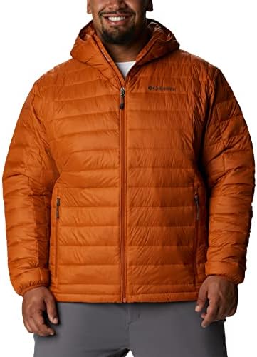 Columbia mens, Voodoo Falls 590 TurboDown Hooded Jacket, Warm Copper, Medium