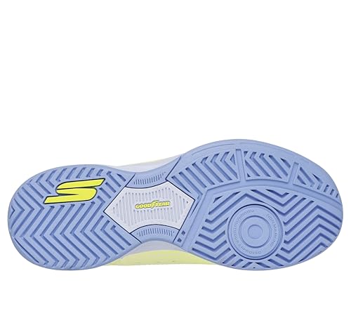 Skechers Women's Viper Court Reload Hands Free Slip-Ins Pickleball Sneaker, Lime, 6
