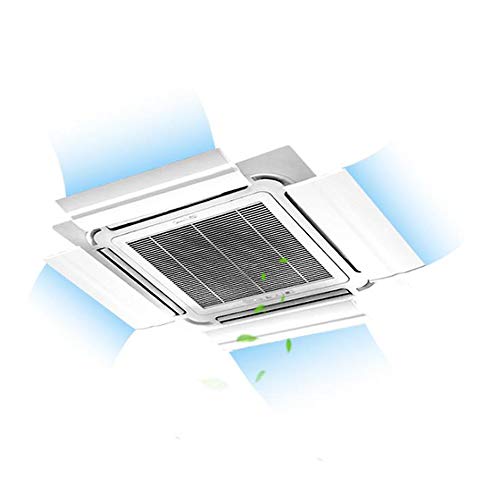 Deflector De Aire Acondicionado para Aire Acondicionado Central De Techo, Evita Que El Aire FríO Salga Recto, áNgulo Ajustable, FáCil InstalacióN, Deflector De Acero B,40-120cm