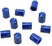Dopro 10pcs Guitar Scalloped Edge Amplifier Knob Cylinder Effect Pedal Knobs Blue