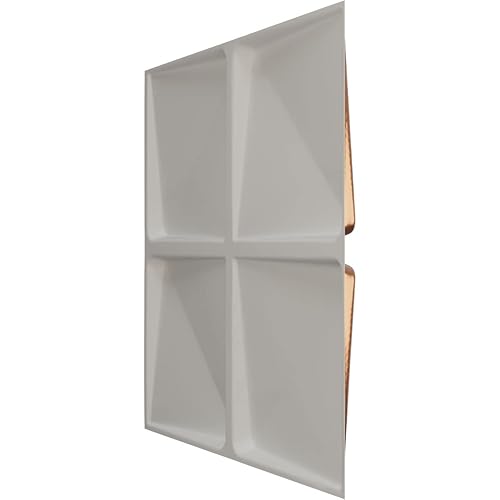 Miniatura 4 de Ekena Millwork 19 58 pulgadas de ancho x 19 58 pulgadas de alto Edinburgh EnduraWall Panel decorativo de pared 3D, cobre (cubre 2.67 pies cuadrados).