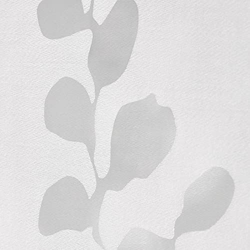 Exclusive Home Curtains Wilshire Sheer Grommet Top Panel Pair, Winter White, 54x84, 2 Piece, W 52" x L 84" (2 Panels) - Image 2