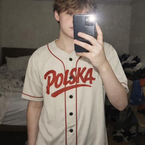 Camiseta de béisbol personalizada Polonia - Camisetas deportivas con nombre y número, uniforme de sóftbol para hombres y mujeres miniatura 3