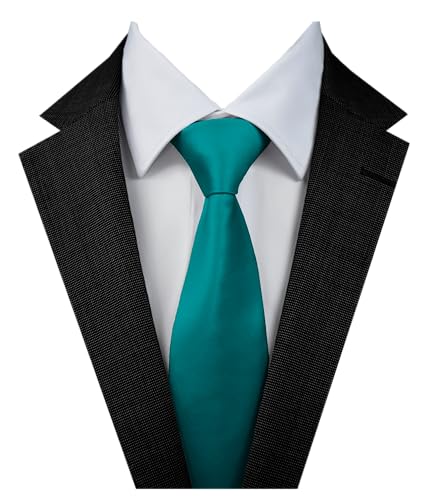 Image of Dibi Solid Color Ties for Men, Formal Mens Ties, Neck Tie, Classic Tie for Boys Women Teens, Wedding Business Costume Necktie